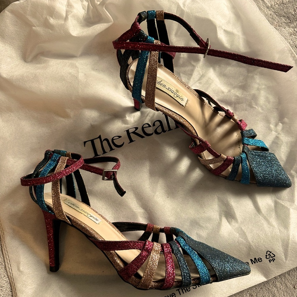 Jimmy Choo inspired strappy heels